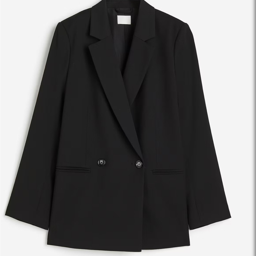 H&M Black Oversized Blazer